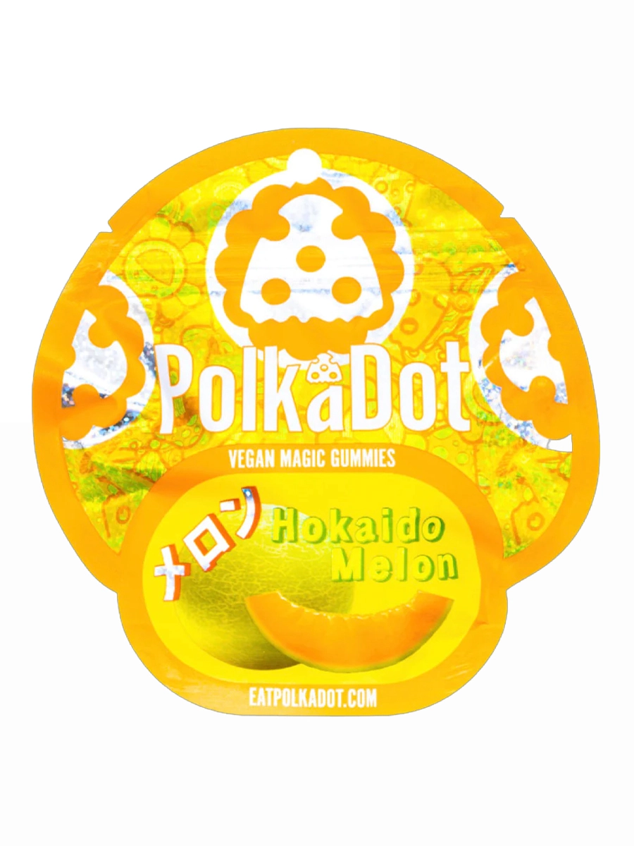 Hokaido Melon Polkadot Vegan Magic Mushroom Gummies