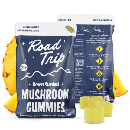 Desert Stardust Magic Mushroom Road Trip Gummies - Pineapple