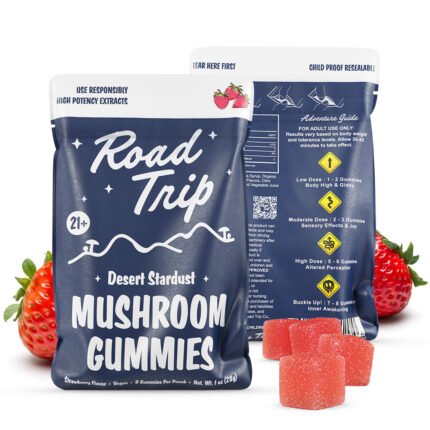 Desert Stardust Magic Mushroom Road Trip Gummies - Strawberry