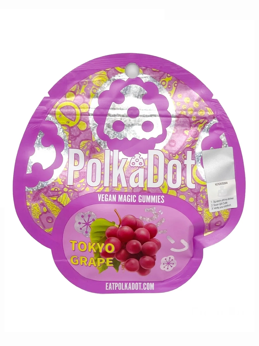 Tokyo Grape Polkadot Vegan Magic Gummies 4G