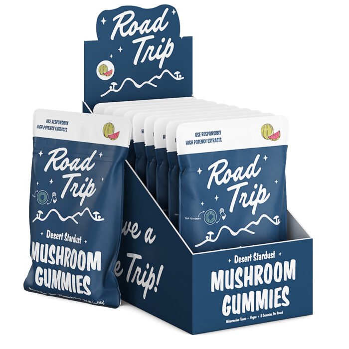 Desert Stardust Magic Mushroom Road Trip Gummies - Watermelon