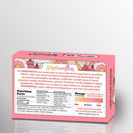 Shroomiez Milk Magic Mushroom Chocolate Bar