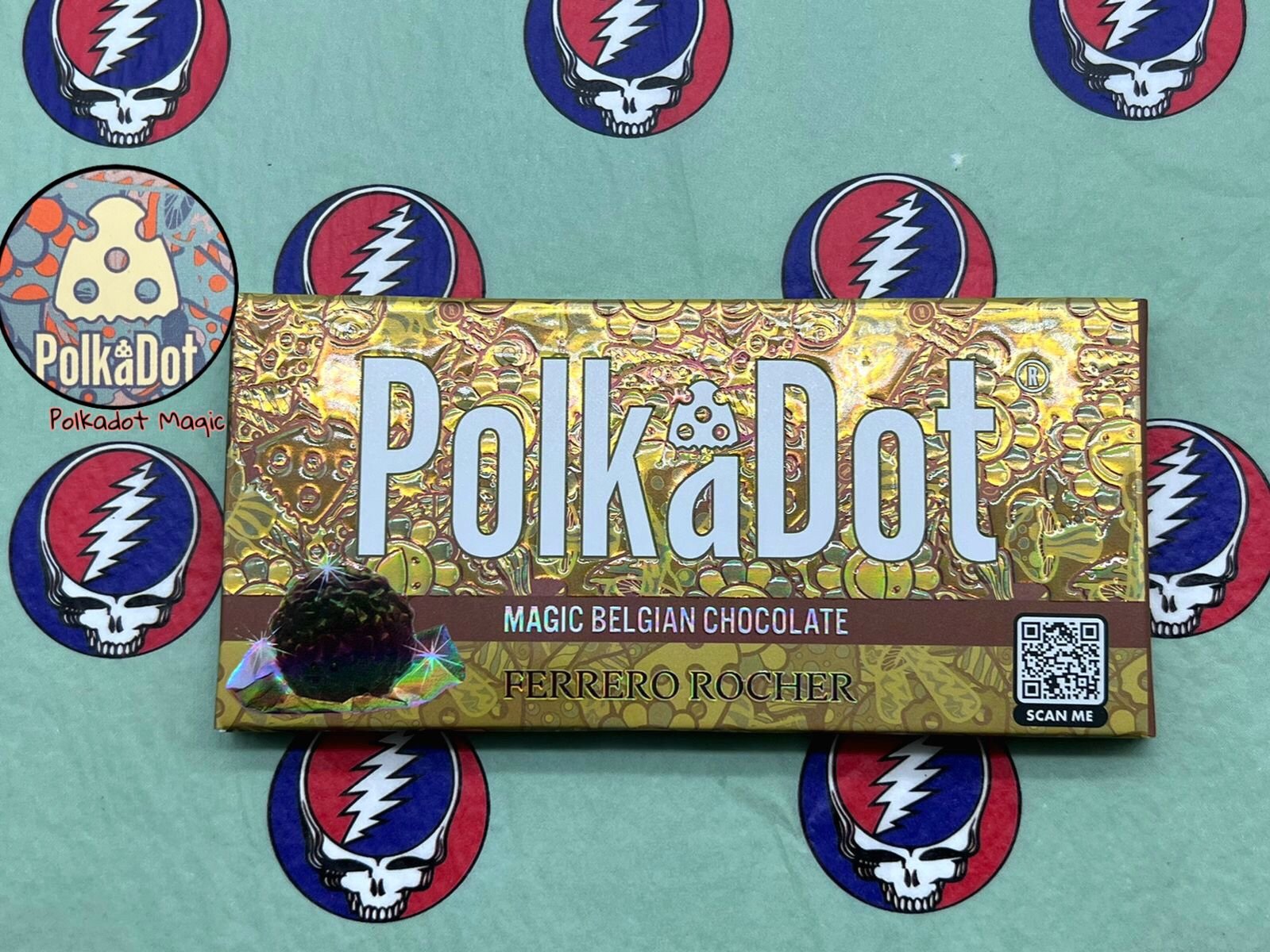 Polkadot Mushroom Chocolate Bars